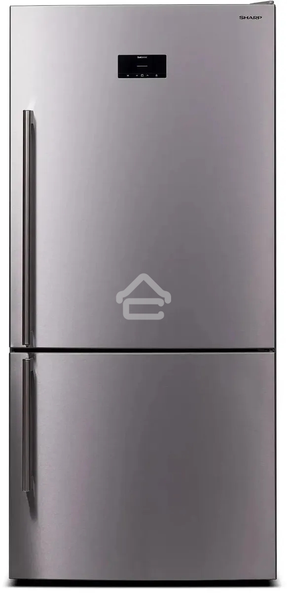 Холодильник Sharp SJ653GHXI52R серебристый двухкамерный 400/164 л морозилка снизу, No Frost