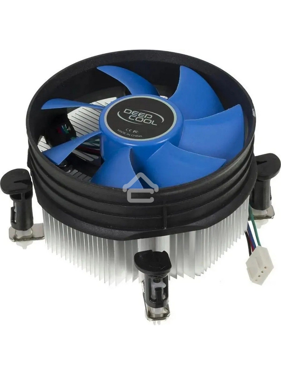 Кулер для процессора DEEPCOOL THETA 21 PWM черный/синий, 92 мм, алюминий, 2400 об/мин, 33.4 дБ, 4 pin, 95 Вт, 60.5 мм