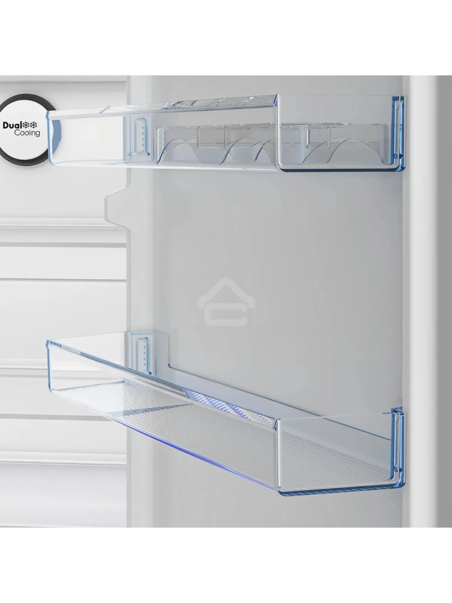 Холодильник Beko B3R1CNK363HW (R) белый двухкамерный 220/100л морозилка снизу, No Frost