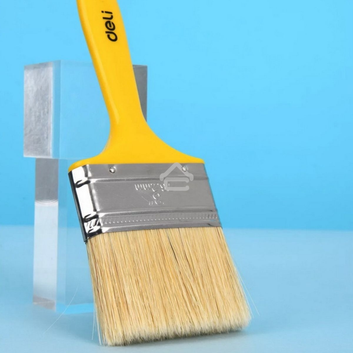 Кисть малярная с пластиковой ручкой Deli DL509113 75 мм, натуральная щетина