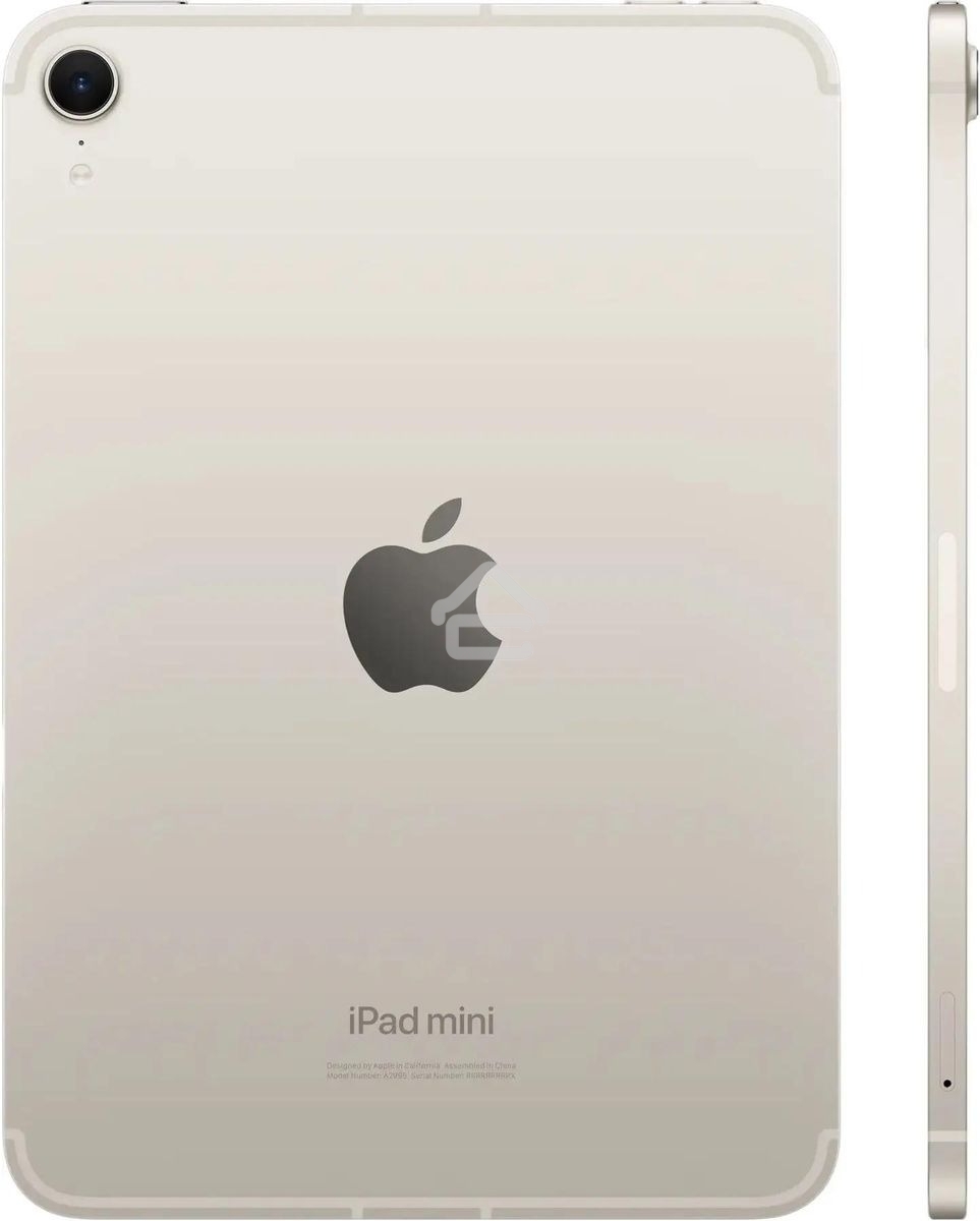 Планшет Apple iPad mini 2024 Wi-Fi + Cellular A2995, 8Gb, 256Gb, LTE, 5G, iOS, сияющая звезда