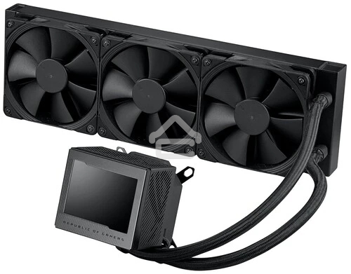 Жидкостная система охлаждения ASUS ROG RYUJIN III 360 90RC00L0-M0UAY0 черный 120мм алюминий+медь 2000rpm 30db 4-pin