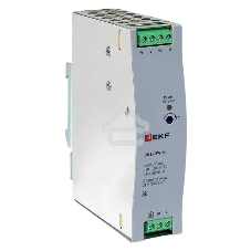 Блок питания на дин рейку EKF DR-E-75W-24 75Вт Uвх 220В AC Uвых 24В DC постоянного тока