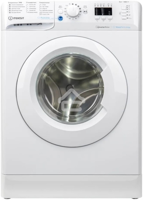 Стиральная машина Indesit BWSA 5109 WWV белый, загрузка фронтальная 5 кг, 1000 об/мин., класс: А