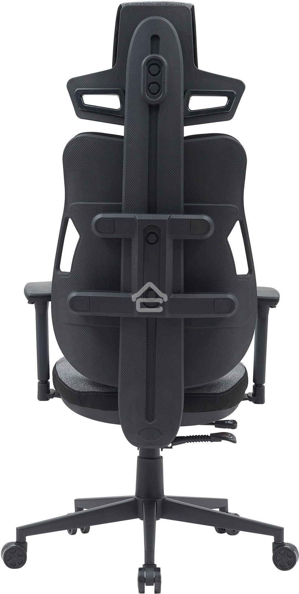 Кресло компьютерное Cactus CS-CHR-DUO-GYBK серый/черный