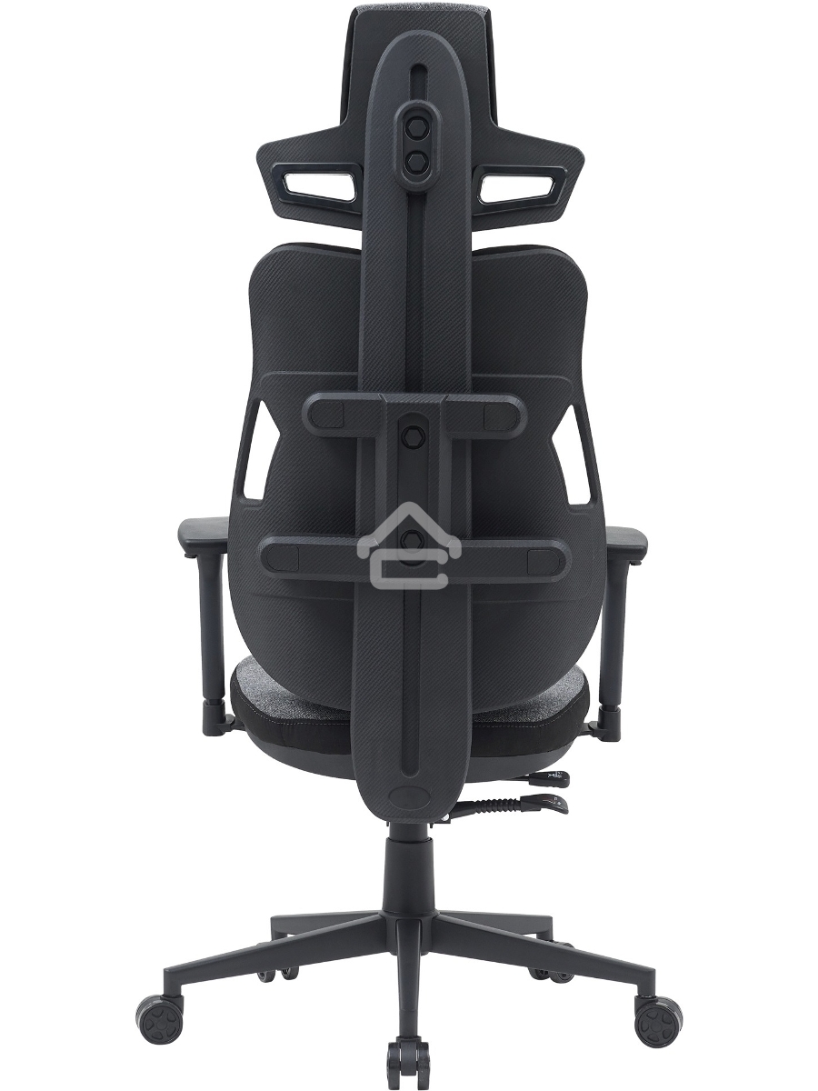 Кресло компьютерное Cactus CS-CHR-DUO-GYBK серый/черный