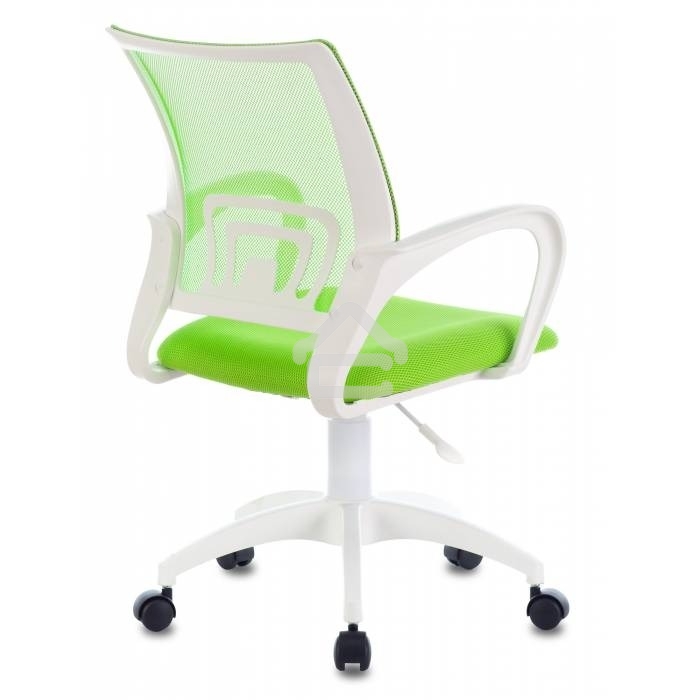Кресло компьютерное Бюрократ CH-W695NLT TW-03A TW-18 салатовый, крестовина пластик, пластик белый
