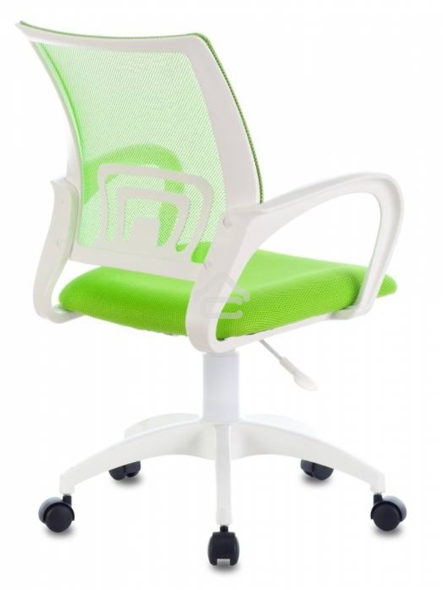 Кресло компьютерное Бюрократ CH-W695NLT TW-03A TW-18 салатовый, крестовина пластик, пластик белый