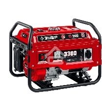 Электрогенератор бензиновый ЗУБР СБ-3300, 3.3 кВт, 72 дБ, 44 кг