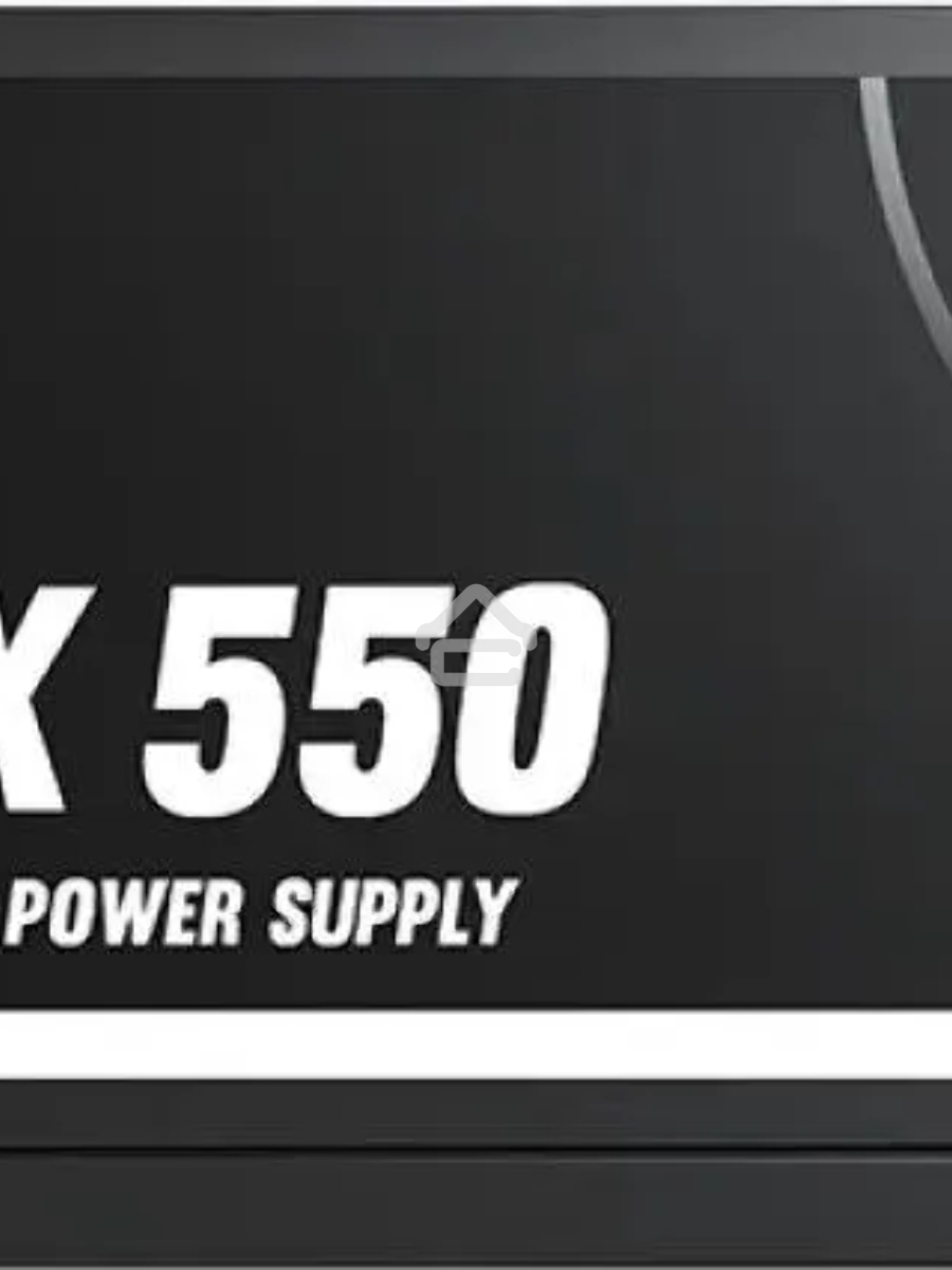 Блок питания Montech APX 550 (XWYA11-550), 550 Вт, 80 PLUS WHITE, 120 мм, немодульный, чёрный