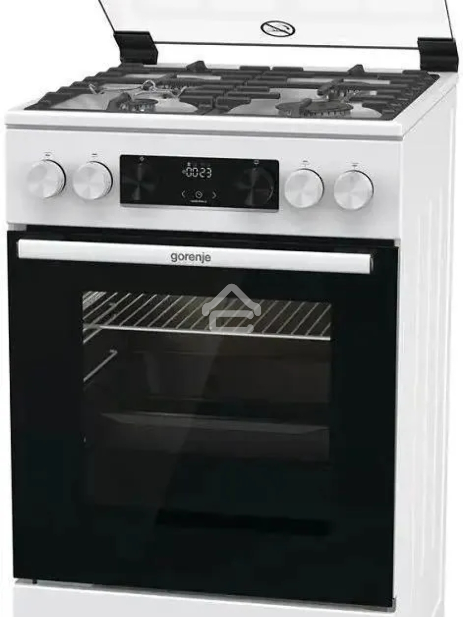 Плита газовая Gorenje GGI5C23WF белый, конфорок 4 газовых, духовка 67 л, 50 см x 85 см x 59.4 см
