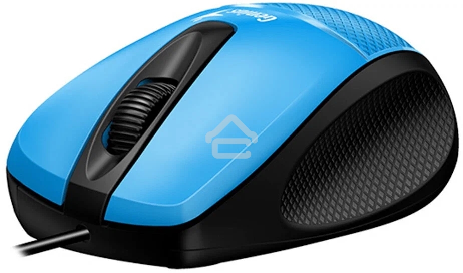 Мышь проводная Genius DX-Mini голубой, 1000 dpi, USB, кнопки - 3