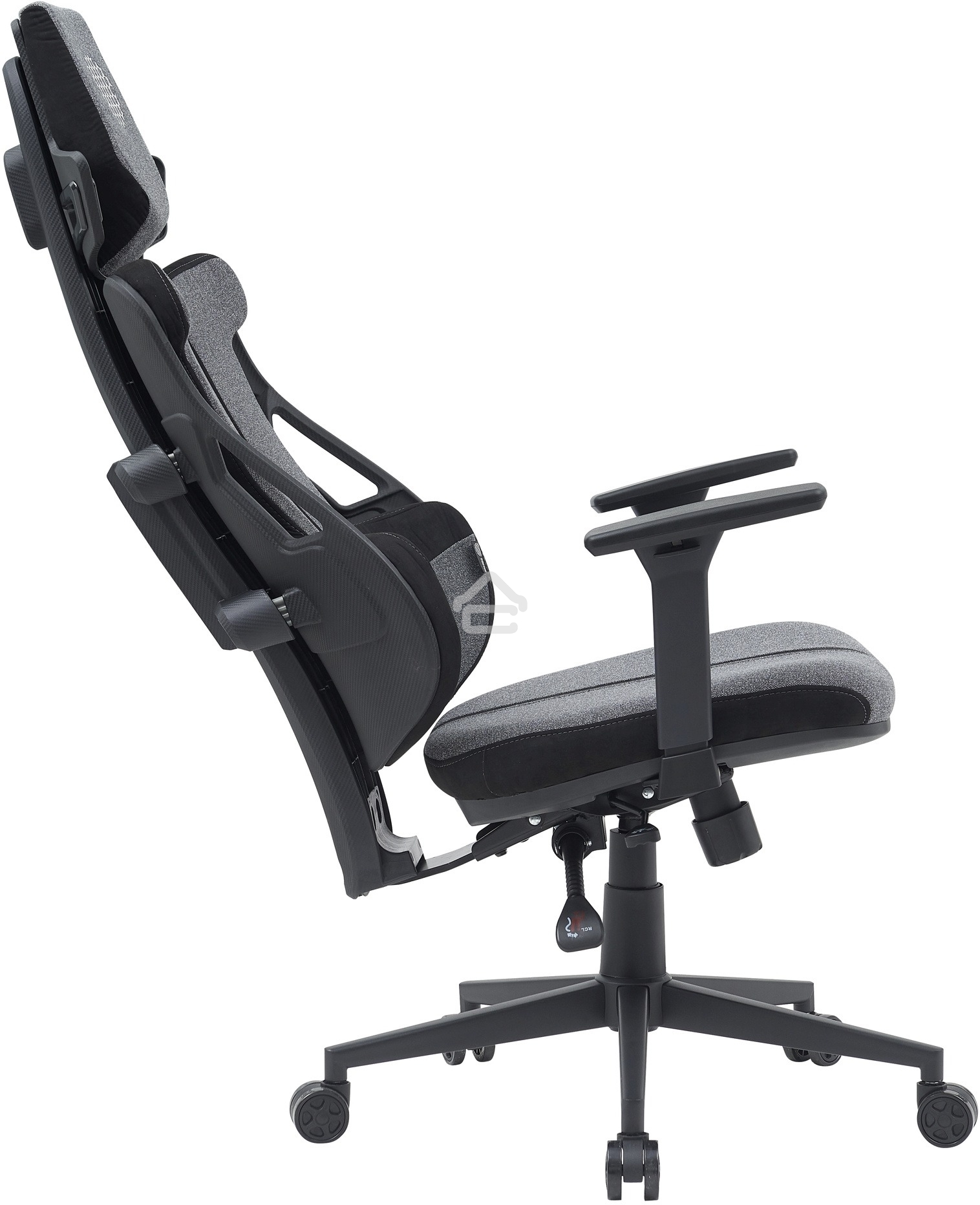 Кресло компьютерное Cactus CS-CHR-DUO-GYBK серый/черный