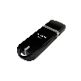 Флеш диск Maxvi P3 32GB USB 2.0 black, монолит с колпачком, ABS пластик