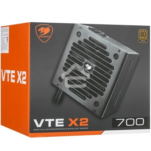 Блок питания Cougar VTE X2 700 (CGR VX-700), 700Вт, 80 PLUS Bronze, 120мм, черный