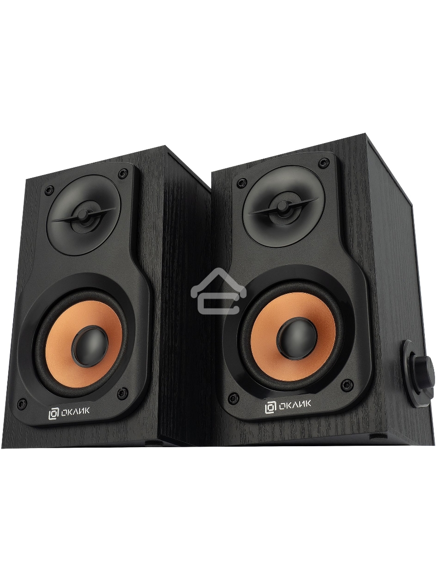 Колонки Oklick OK-162 2.0 темное дерево 8Вт