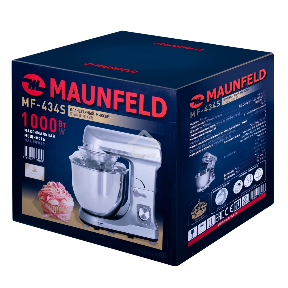 Миксер планетарный Maunfeld MF-434S