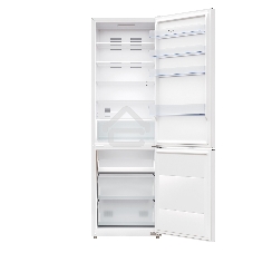 Холодильник LEX LKB201WIDMax белый двухкамерный 314/142л морозилка снизу, No Frost