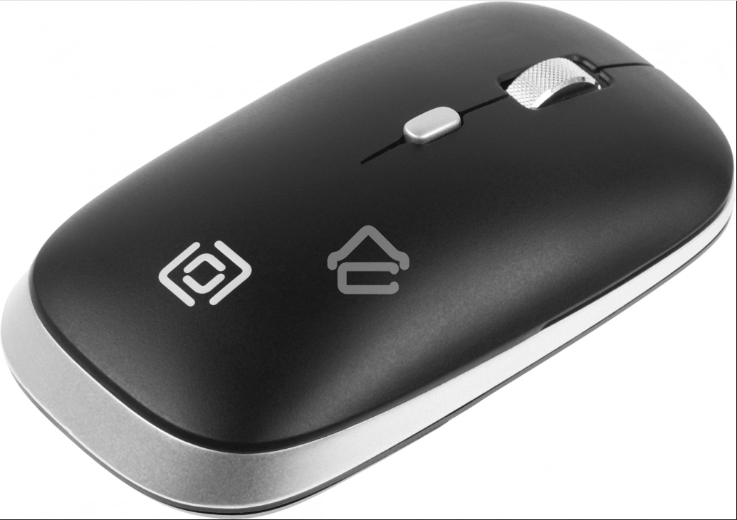Мышь беспроводная Oklick 599MWB черный, 1600 dpi, радиоканал, Bluetooth, USB, кнопки - 4