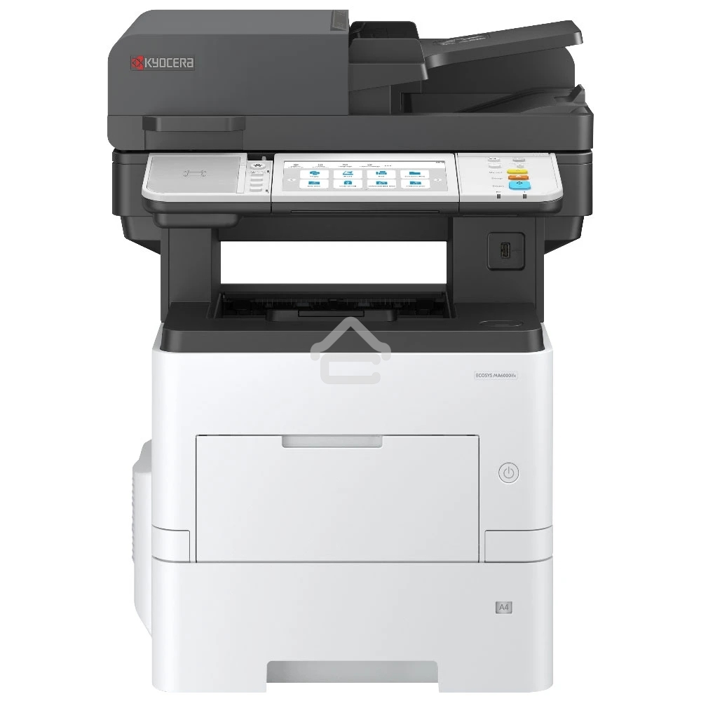 Лазерное МФУ Kyocera ECOSYS MA6000ifx, P/C/S/F, ч/б, A4,60 стр/мин,1200x1200 dpi,1 Гб, USB 2.0, белый