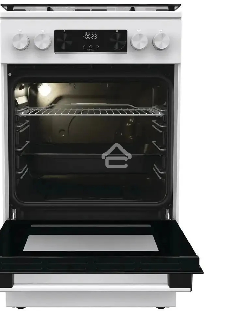 Плита газовая Gorenje GGI5C23WF белый, конфорок 4 газовых, духовка 67 л, 50 см x 85 см x 59.4 см