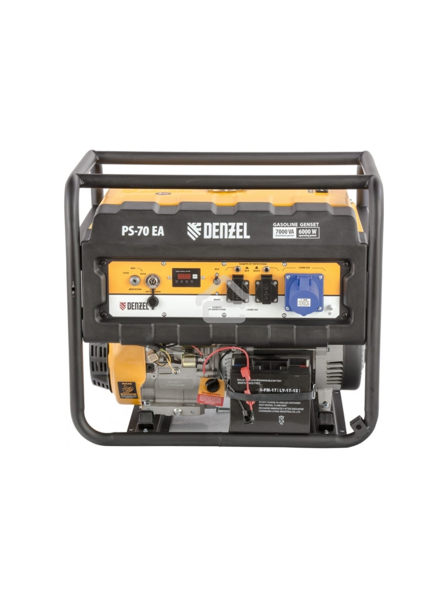 Электрогенератор бензиновый Denzel PS 70 EA, 7 кВт, 85 дБ, 88 кг