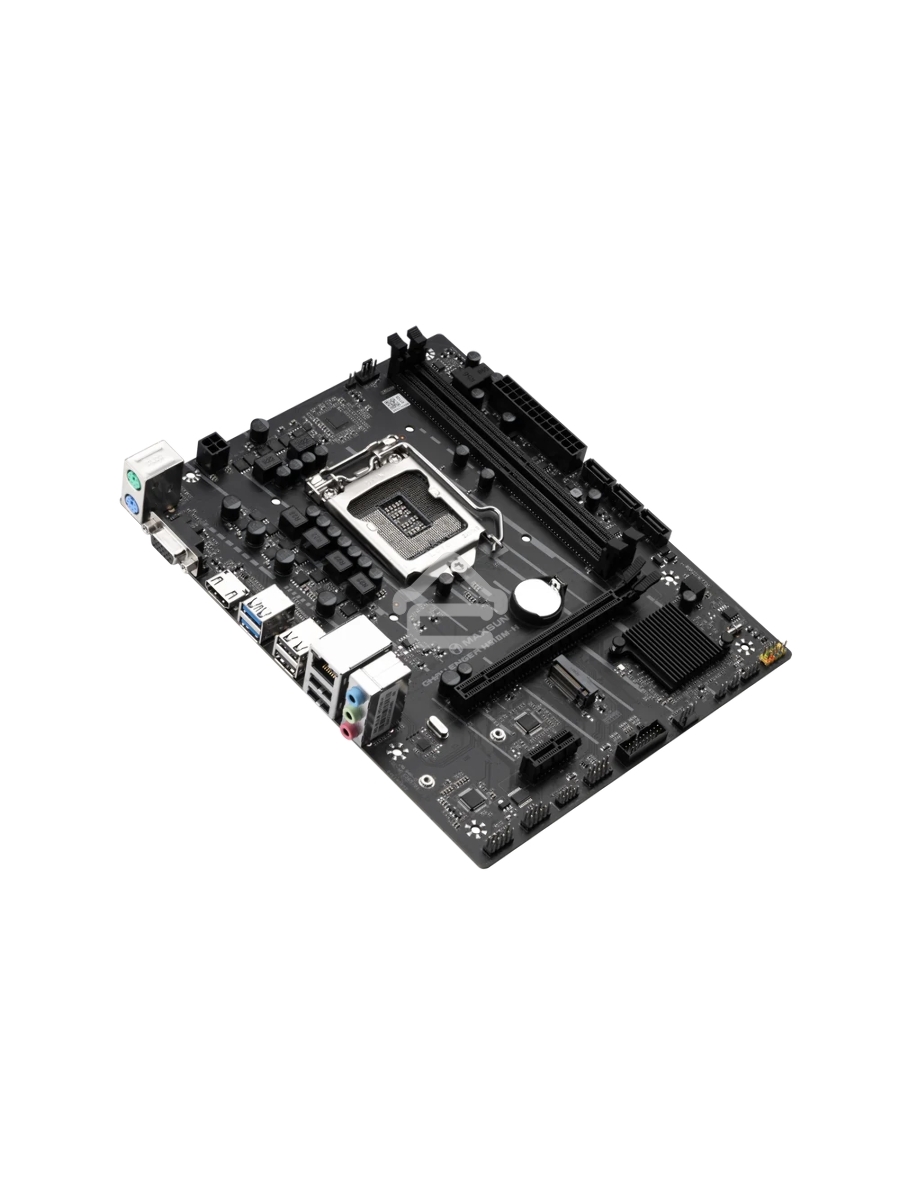Материнская плата Maxsun Challenger H510M-H, LGA 1200, Intel H470, 2xDDR4, 1xM.2, 3xSATA, 1xPCIe 3.0 x16, 1xPCIe 3.0 x1, 1xHDMI, 1xVGA,1x 1Gb LAN, 4xUSB 2.0, 2xUSB 3.0, 5.1, mATX