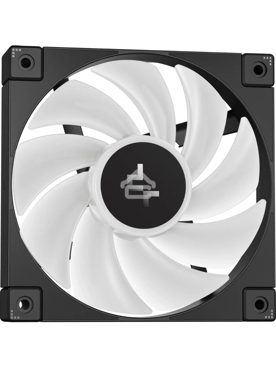 Система жидкостного охлаждения DEEPCOOL LT240 ARGB черный, 120 мм, алюминий/медь, 2400 об/мин, 38.71 дБ, 4 pin, 280 Вт