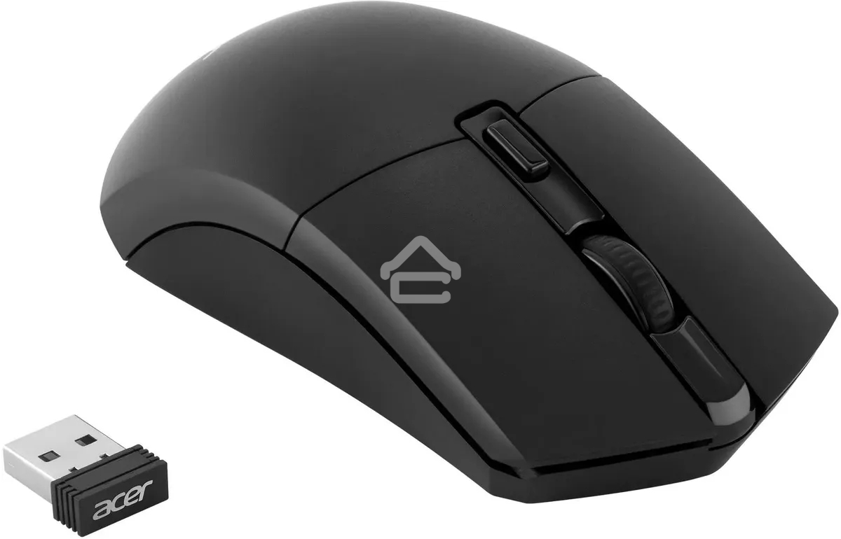 Клавиатура + мышь Acer OKR120 клав:черный мышь:черный USB беспроводная Multimedia