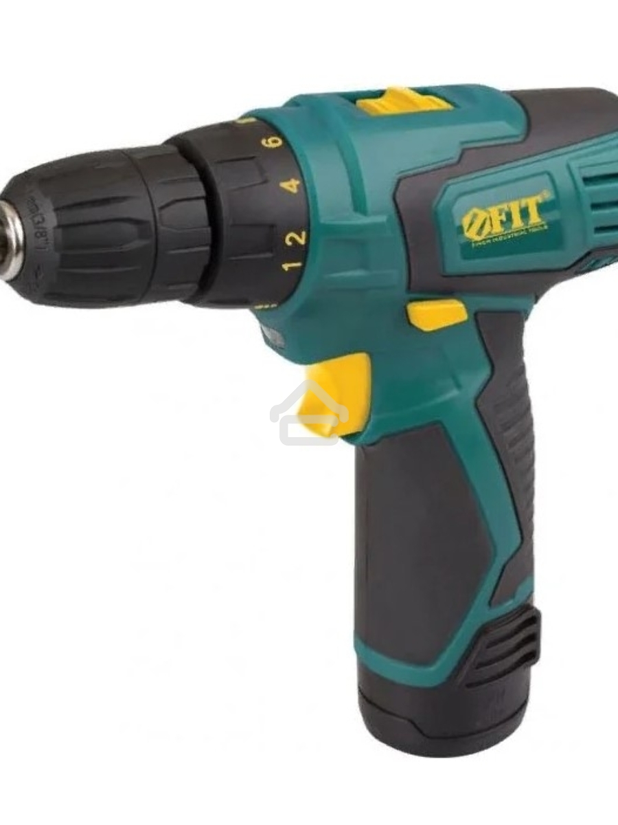 Дрель-Шуруповерт Fit 80180, Аккумуляторная, 12В