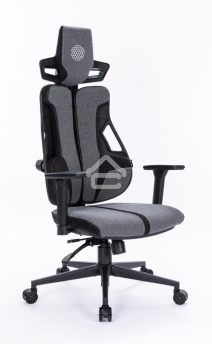 Кресло компьютерное Cactus CS-CHR-DUO-GYBK серый/черный