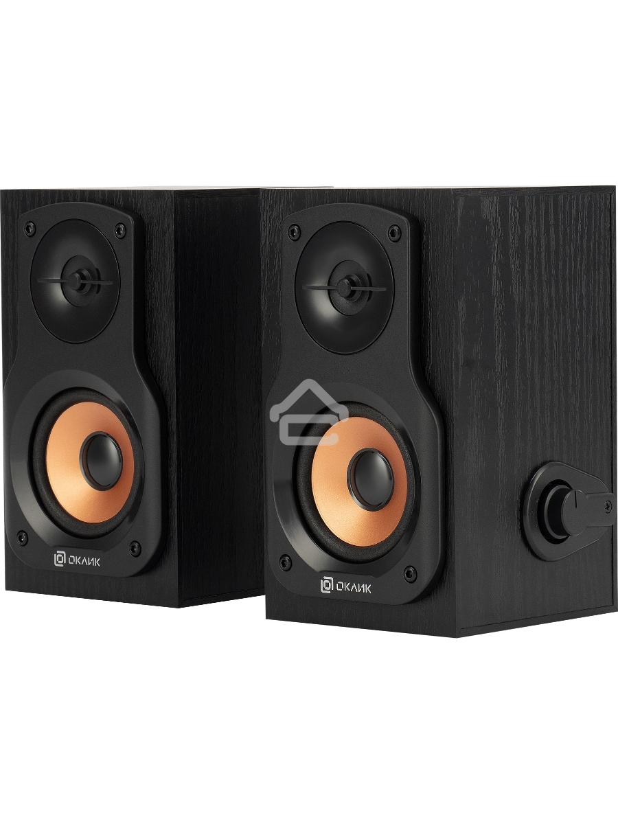 Колонки Oklick OK-162 2.0 темное дерево 8Вт