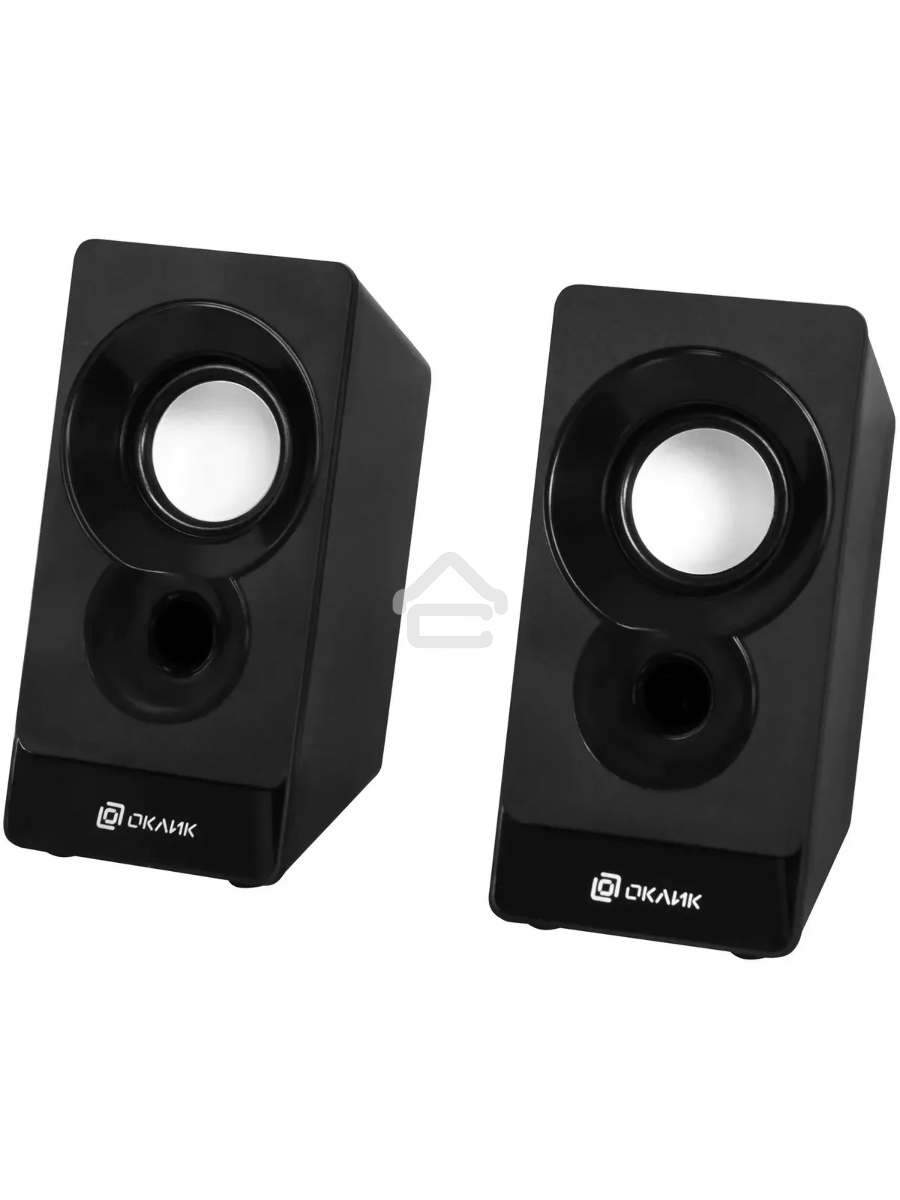 Колонки Oklick OK-165 2.0 черный 6Вт