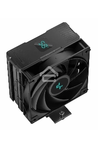 Кулер для процессора DEEPCOOL AG400 DIGITAL BK ARGB черный, 120 мм, алюминий/медь, 2100 об/мин, 31.6 дБ, 4 pin, 220 Вт, 152.7 мм