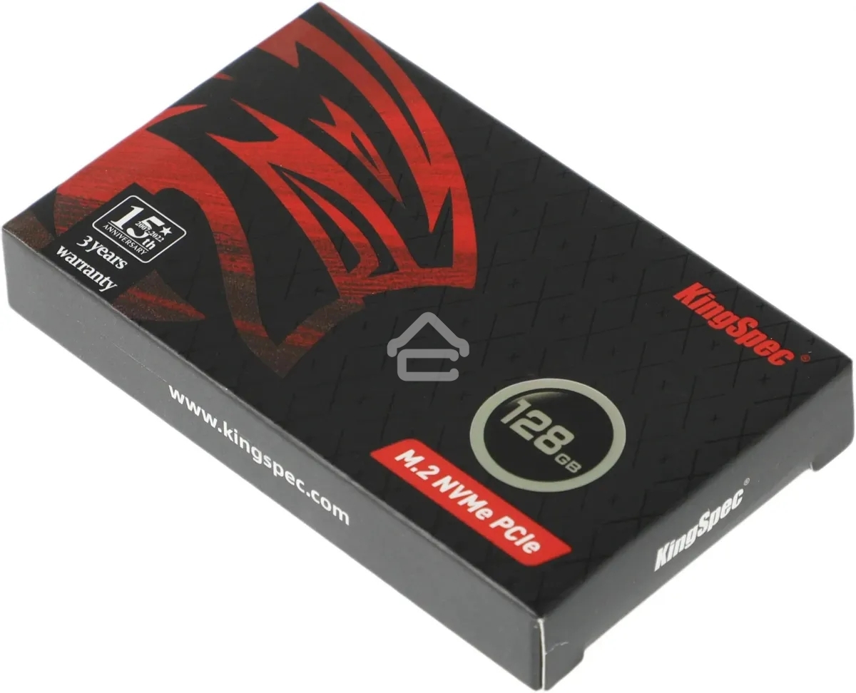 Накопитель SSD KingSpec NE-128, 128Gb, PCIe 3.0 x4, M.2 2280, R/W 1800/600