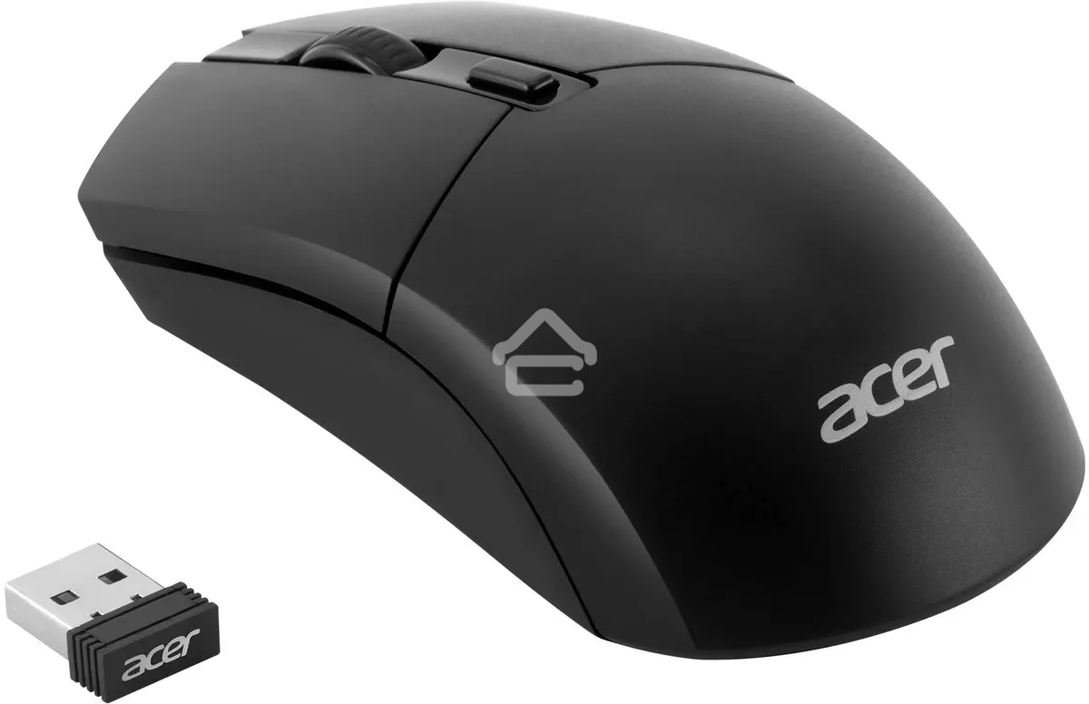 Клавиатура + мышь Acer OKR120 клав:черный мышь:черный USB беспроводная Multimedia