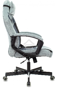 Кресло игровое Бюрократ VIKING 6 KNIGHT BL FABRIC синий, крестовина металл/пластик