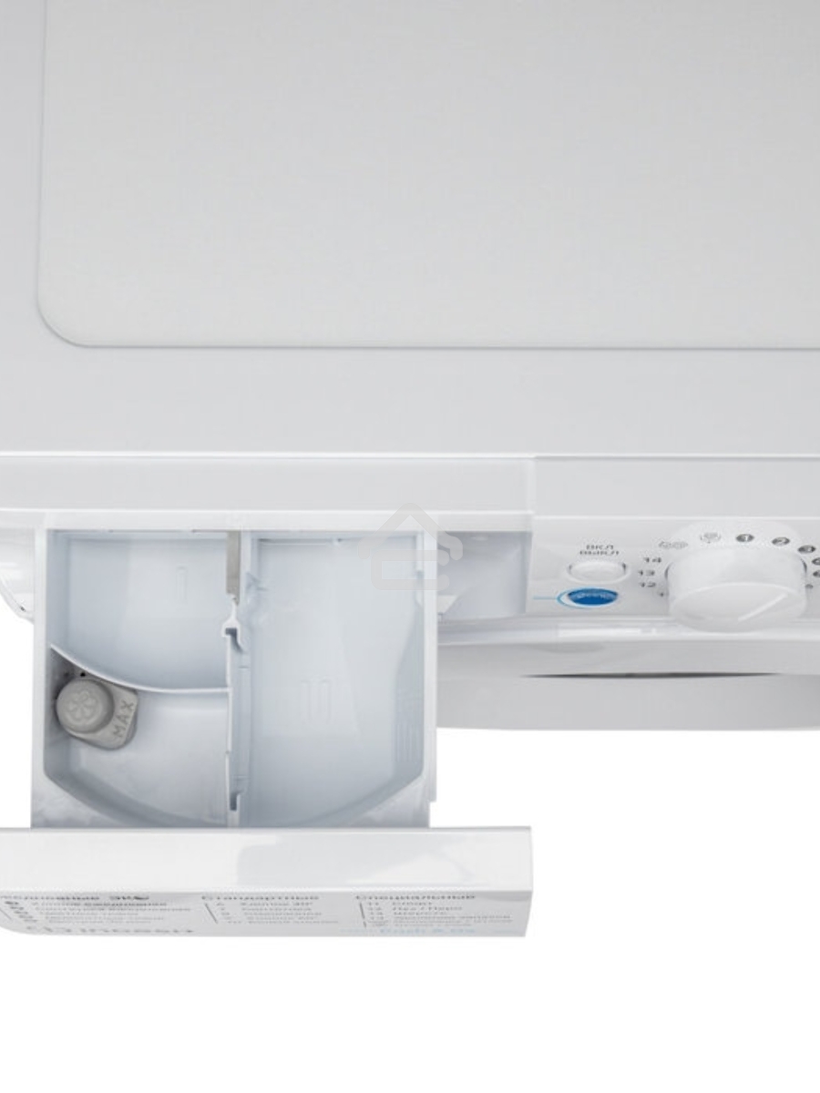 Стиральная машина Indesit BWSA 6109 WWV RU белый, загрузка фронтальная 6 кг, 1000 об/мин, класс: A