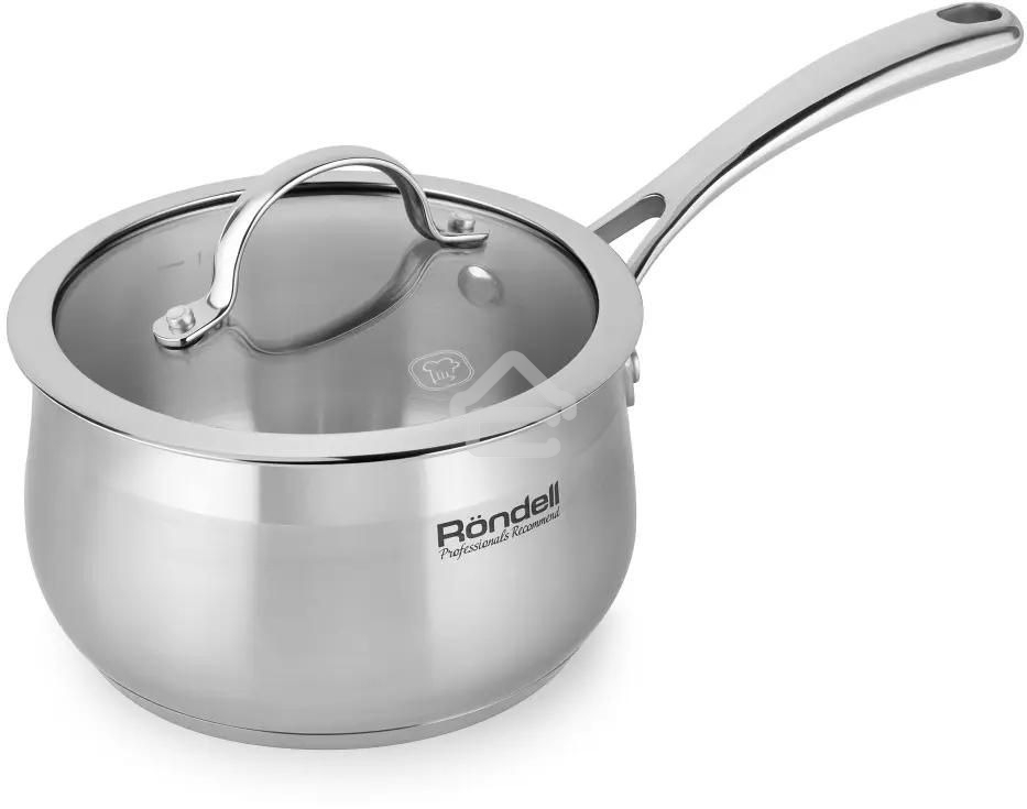 Ковш Rondell Admiring RDS-745, 1.7л, 16см, с крышкой, сталь