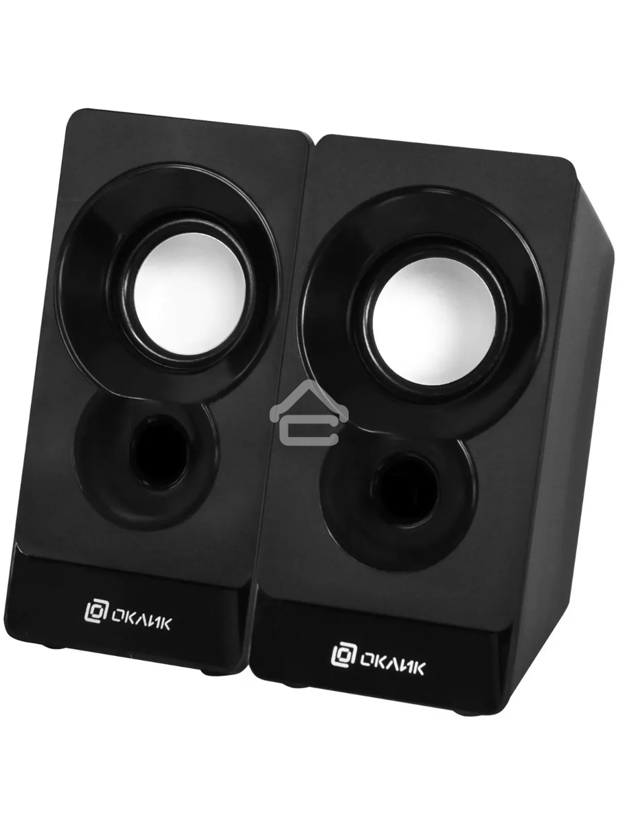 Колонки Oklick OK-165 2.0 черный 6Вт