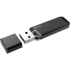 Флешка USB Netac U351 NT03U351N-016G-30BK, 16Gb, USB 3.0, с колпачком, металлическая, черная