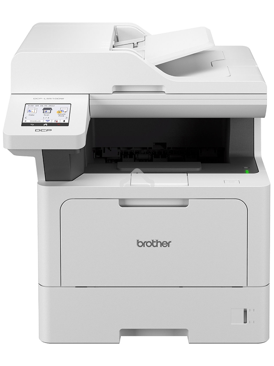 МФУ лазерное Brother DCPL5510DW, A4, ч/б, печ. 48 стр/мин, скан. до 28 стр/мин, 1200x1200 dpi, Wi-Fi, Ethernet, USB