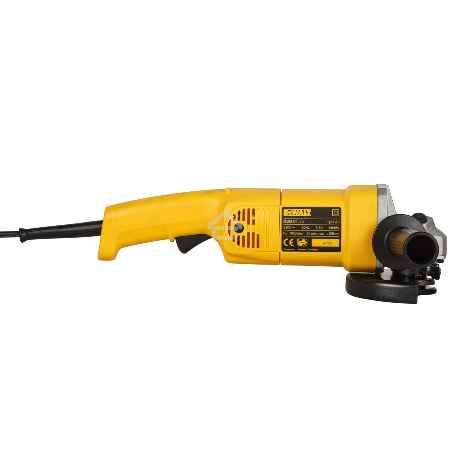 Угловая шлифовальная машина DeWalt 1400 Вт, 125 мм. DW831