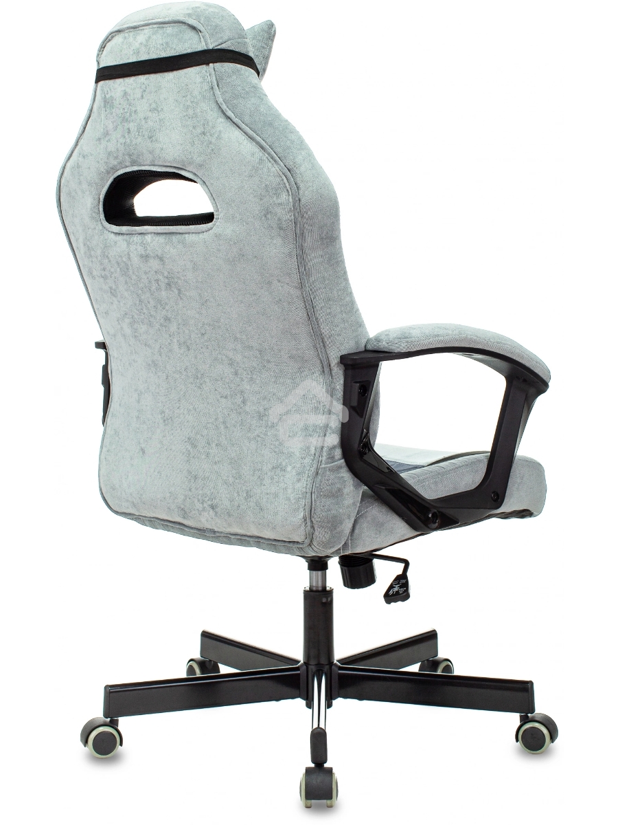Кресло игровое Бюрократ VIKING 6 KNIGHT BL FABRIC синий, крестовина металл/пластик