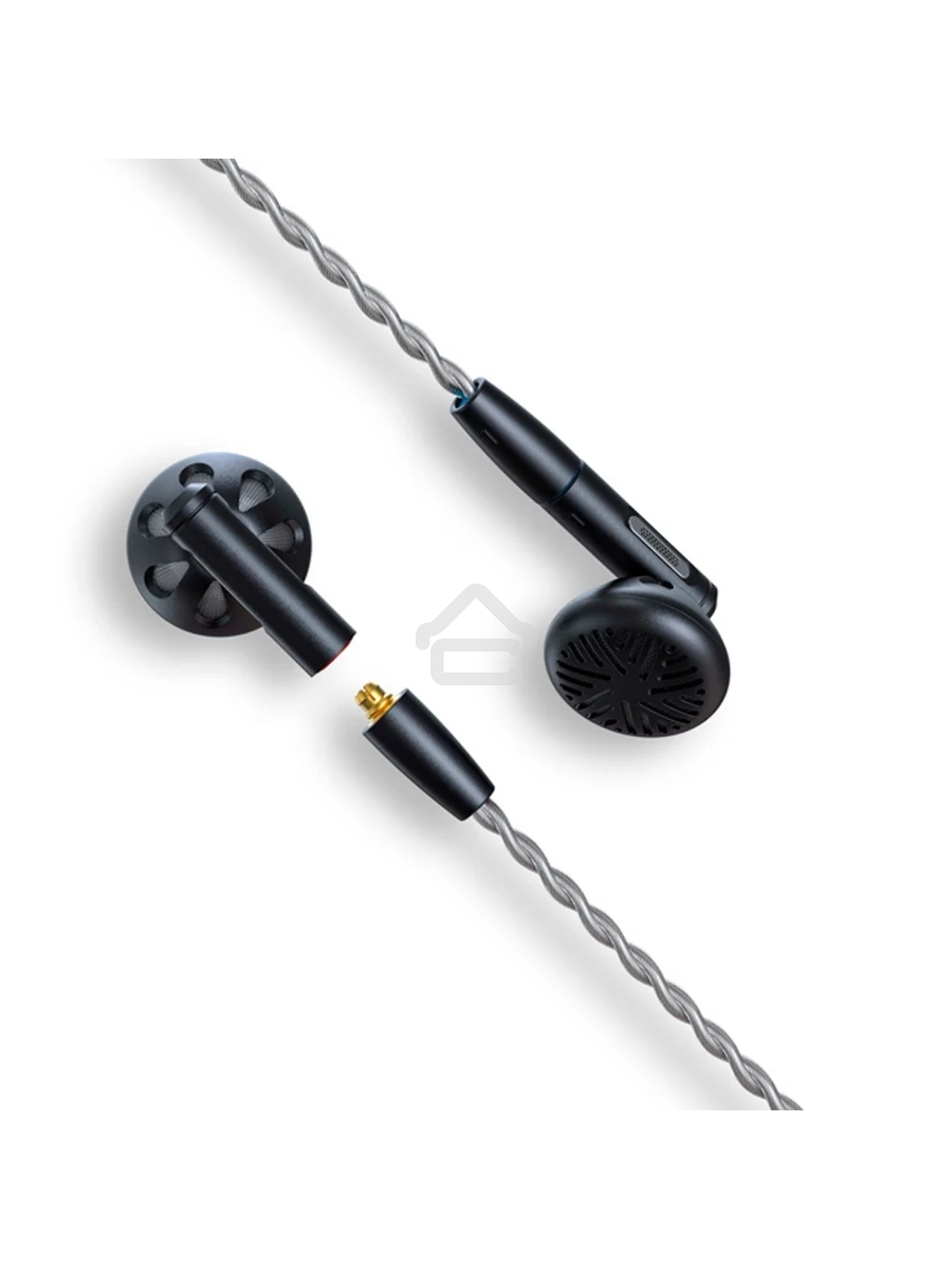 Наушники вкладыши Fiio FF5 1.2м черный проводные в ушной раковине