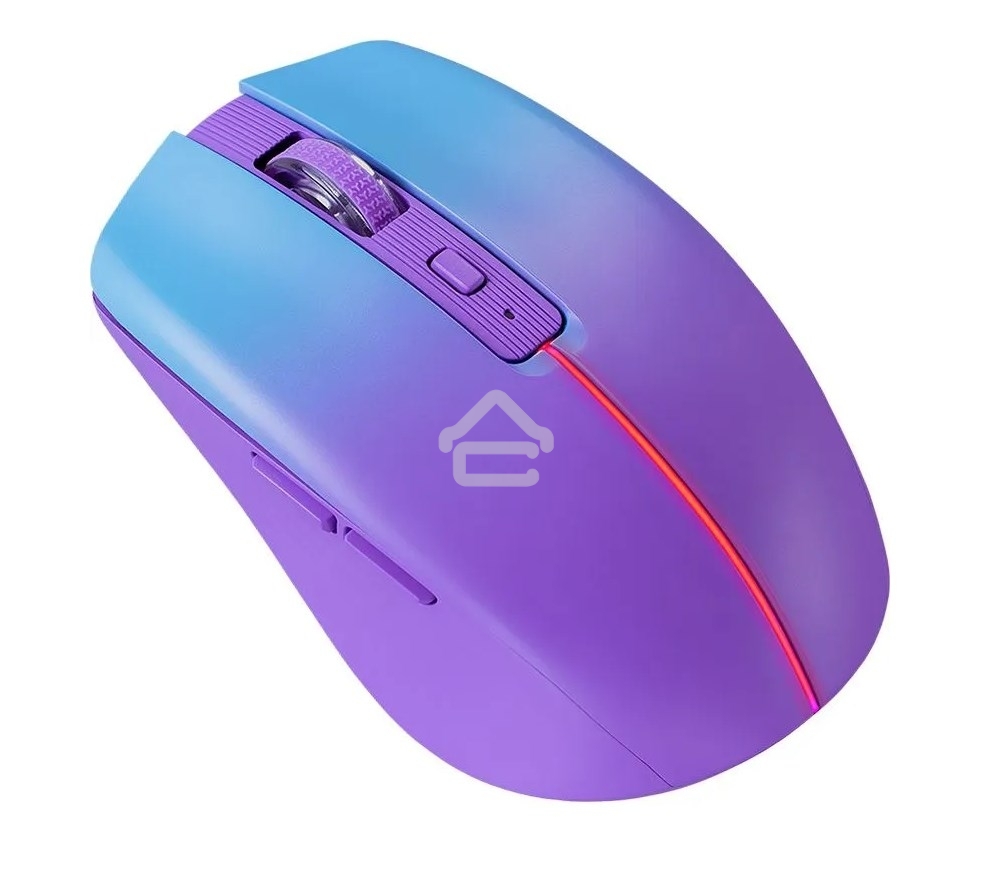 Мышь беспроводная Defender Mystery MM-301 фиолетовый, 1600 dpi, радиоканал, Bluetooth, USB, кнопки - 6