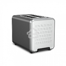 Тостер BQ T4002, 850 Вт, 7 степеней поджаривания, стальной/черный