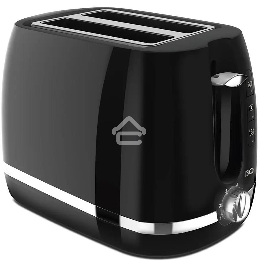Тостер BQ T1711, 900Вт, черный