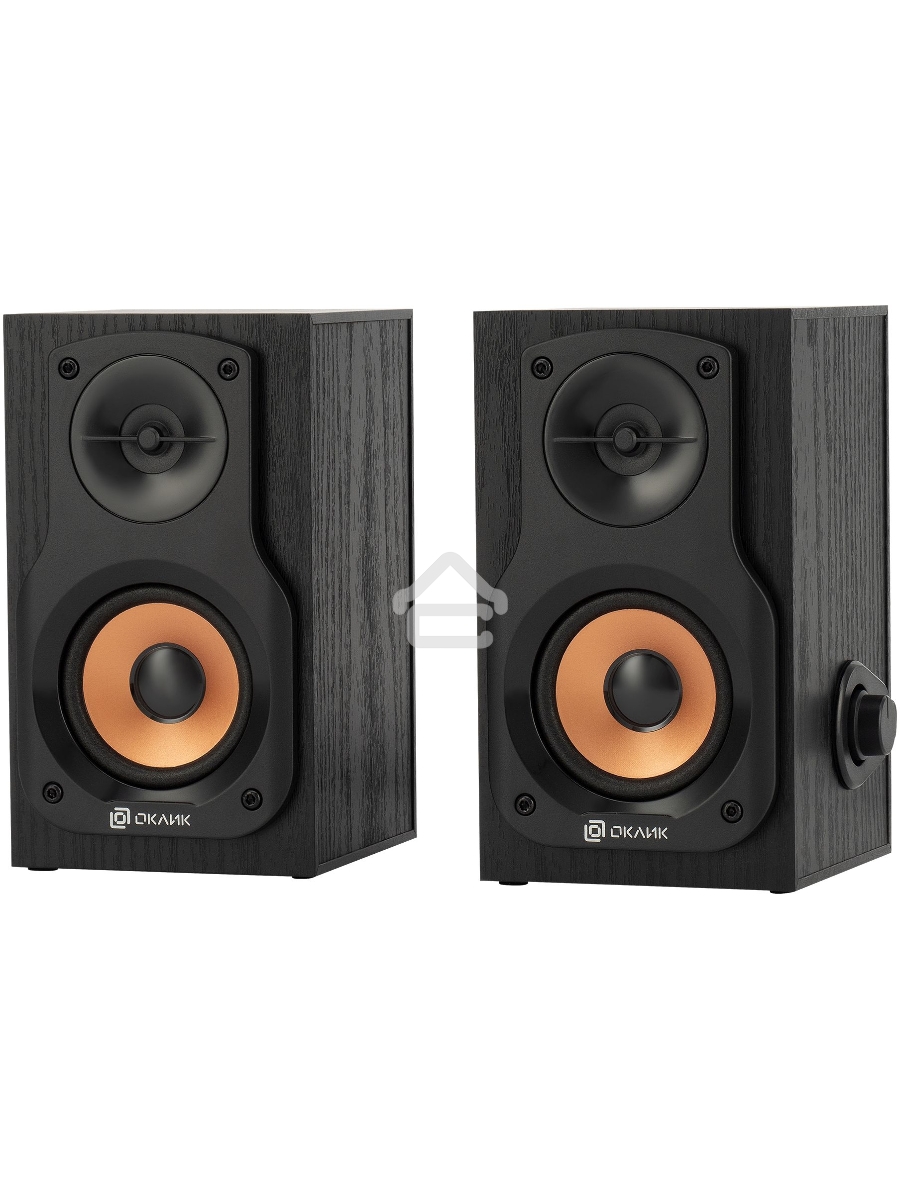 Колонки Oklick OK-162 2.0 темное дерево 8Вт