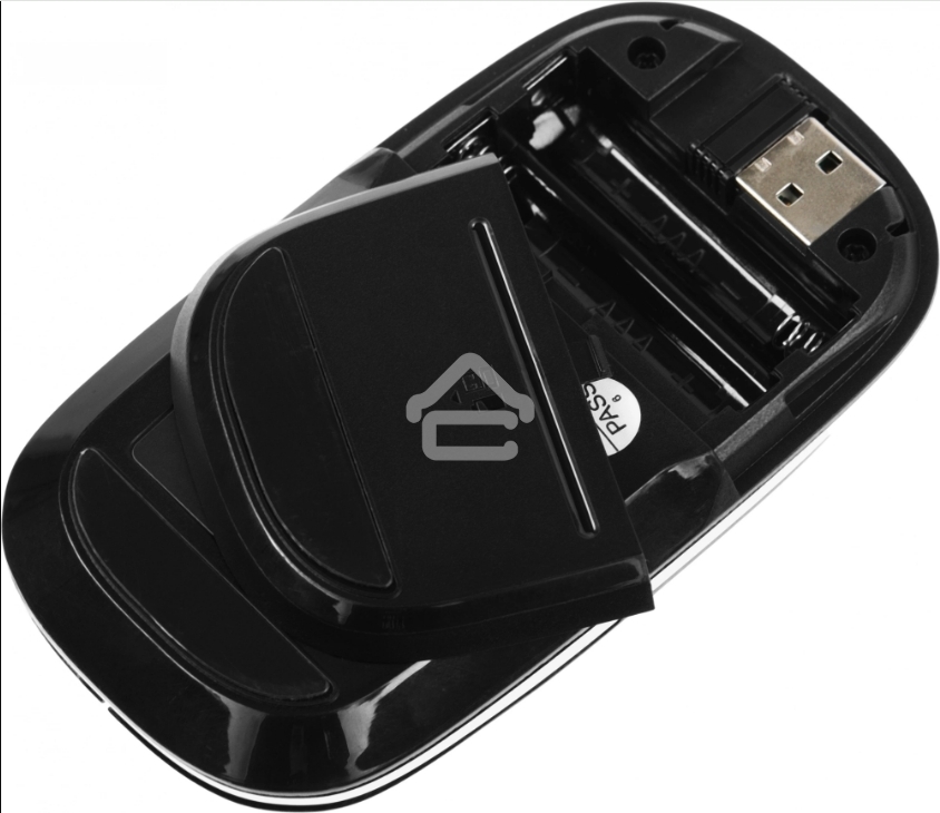 Мышь беспроводная Oklick 599MWB черный, 1600 dpi, радиоканал, Bluetooth, USB, кнопки - 4